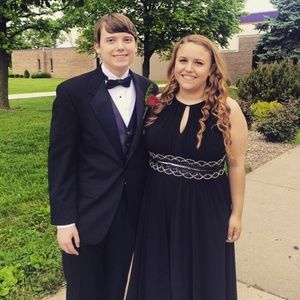 Women’s/Juniors Floor Length Black Dress